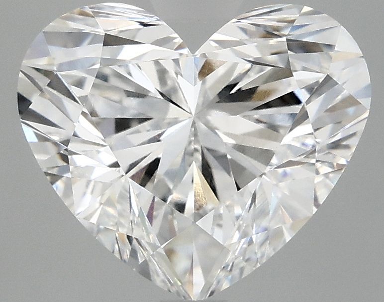 Lab-Grown Heart Diamond - 3.55 Carats, E Color, VVS2 Clarity - Certified by IGI - Report Number: LG696568231