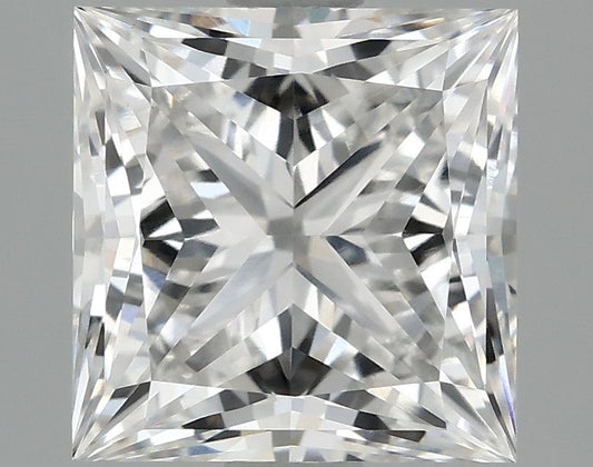 Lab-Grown Princess Diamond - 2.05 Carats, F Color, VVS2 Clarity - Certified by IGI - Report Number: LG690527689