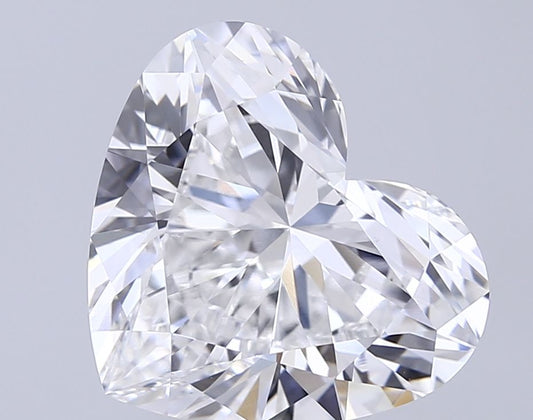 Lab-Grown Heart Diamond - 7.04 Carats, E Color, VVS2 Clarity - Certified by IGI - Report Number: LG692542959