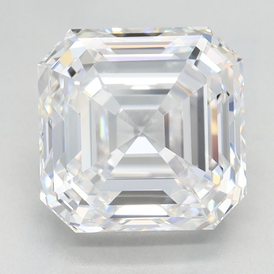 Lab-Grown Asscher Diamond - 2.95 Carats, D Color, VVS2 Clarity - Certified by GIA - Report Number: 7502098498