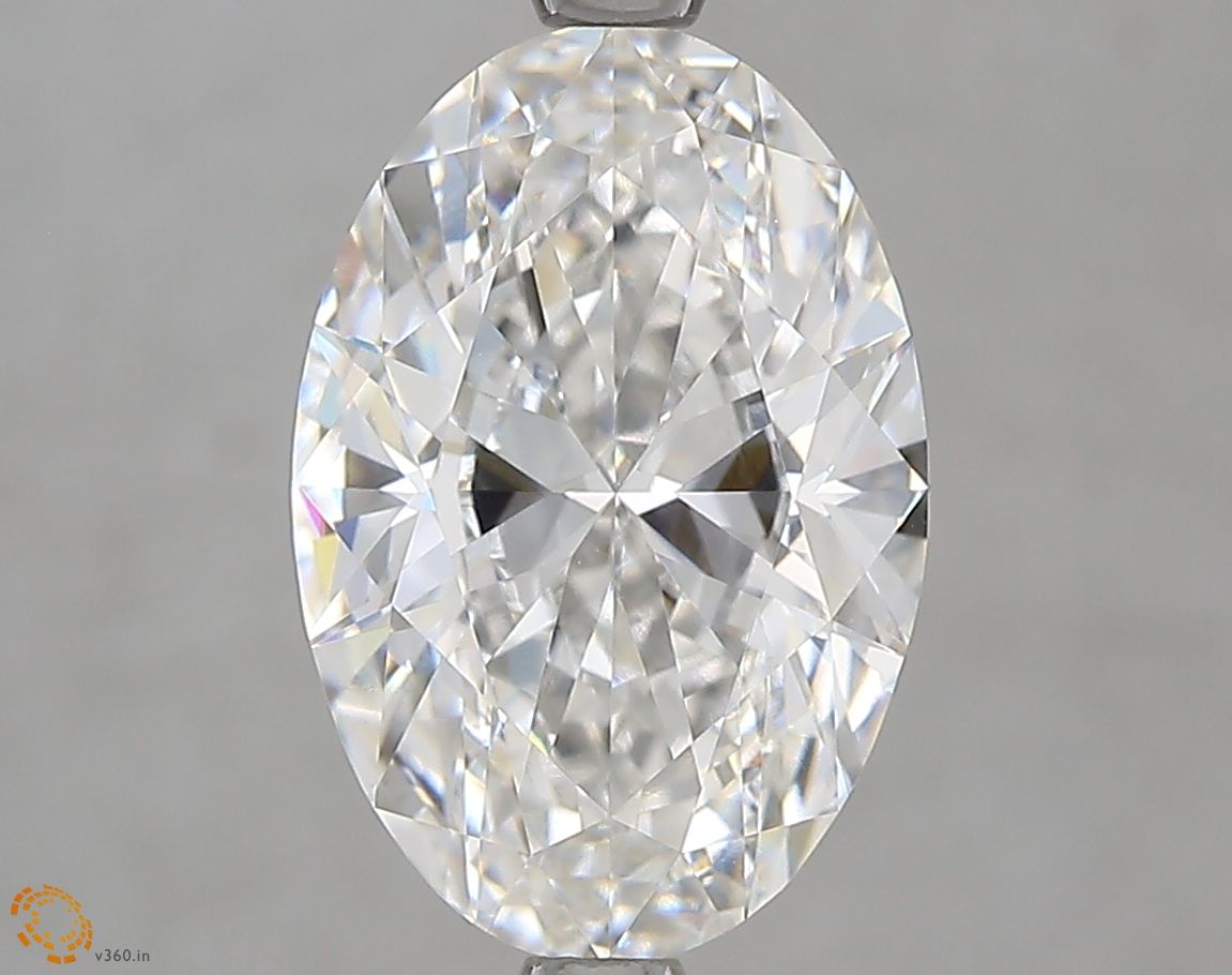 Lab-Grown Oval Diamond - 3.0 Carats, F Color, VVS2 Clarity - Certified by IGI - Report Number: LG689507669