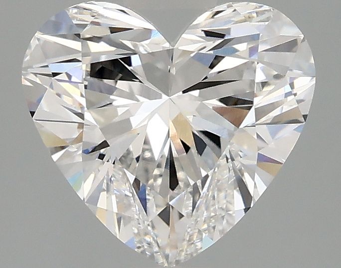 Lab-Grown Heart Diamond - 1.96 Carats, F Color, VVS2 Clarity - Certified by IGI - Report Number: LG687523936