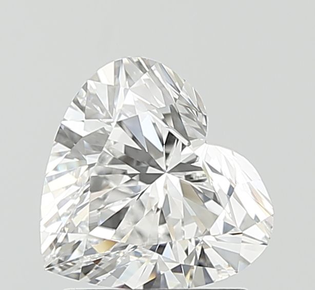 Lab-Grown Heart Diamond - 1.51 Carats, D Color, VVS2 Clarity - Certified by IGI - Report Number: LG700583008