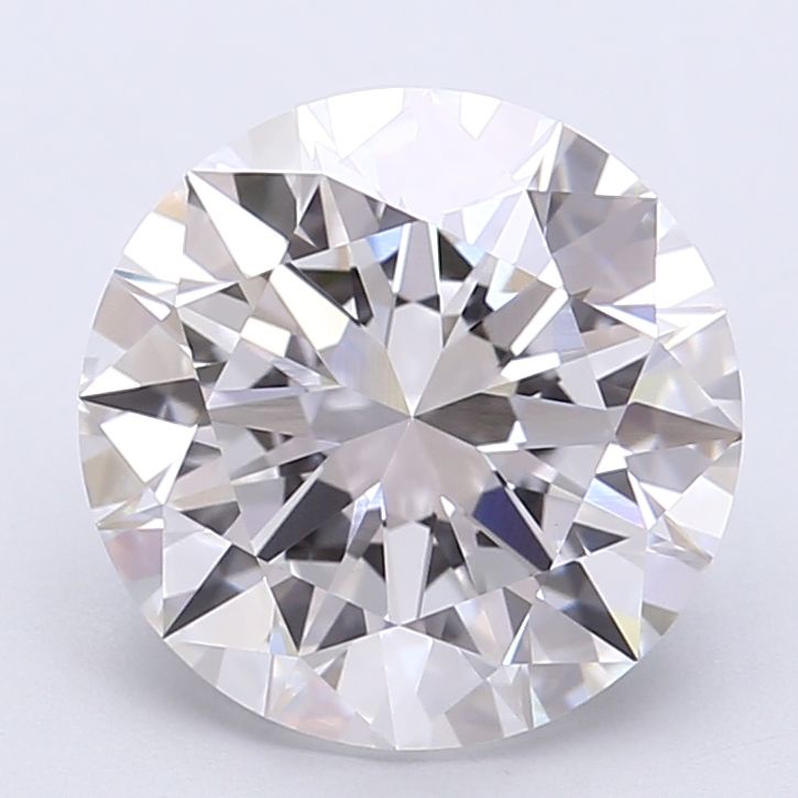 Lab-Grown Round Diamond - 4.05 Carats, E Color, VVS2 Clarity - Certified by IGI - Report Number: LG716504925