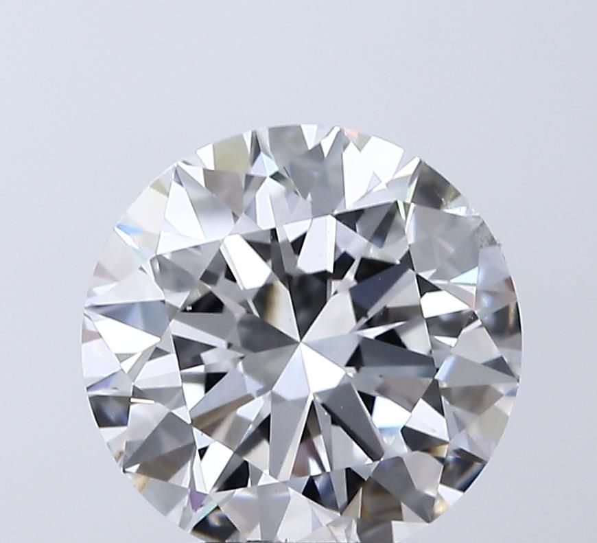 Lab-Grown Round Diamond - 3.5 Carats, E Color, VVS2 Clarity - Certified by IGI - Report Number: LG717515406