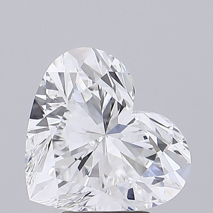 Lab-Grown Heart Diamond - 4.05 Carats, E Color, VVS2 Clarity - Certified by IGI - Report Number: LG715596009