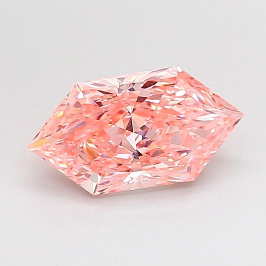 Hexagonal 1.48ct Fancy Vivid Pink VVS2 - Cut • IGI • LG803651863