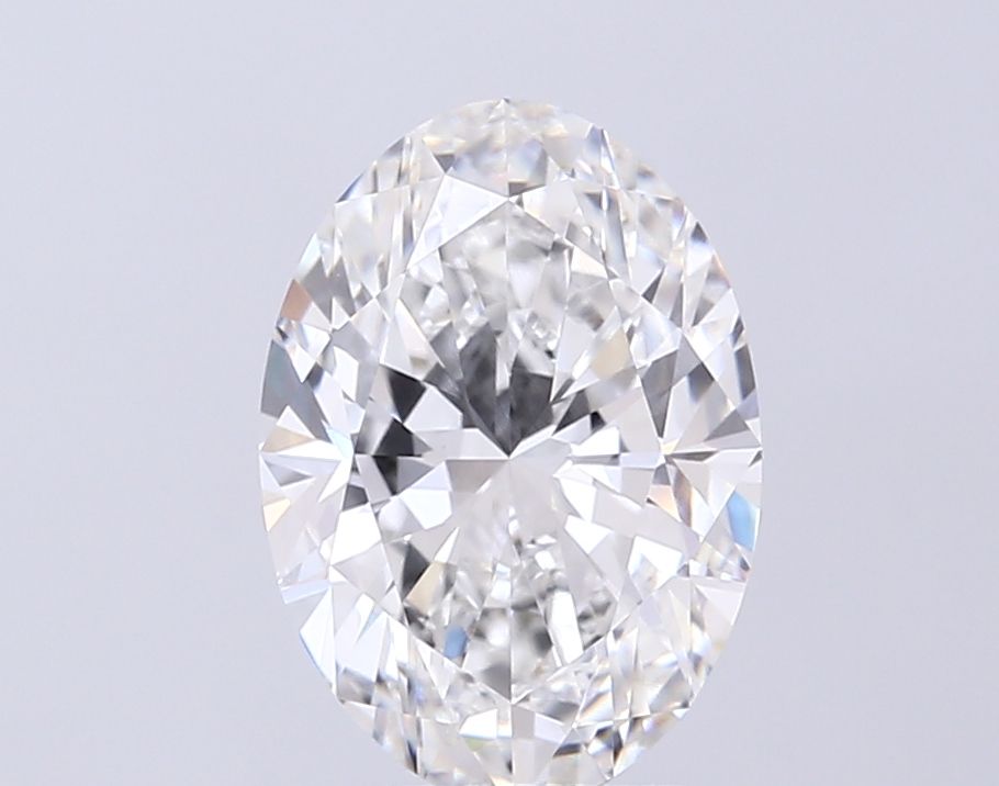 Lab-Grown Oval Diamond - 3.08 Carats, F Color, VVS2 Clarity - Certified by IGI - Report Number: LG713505057