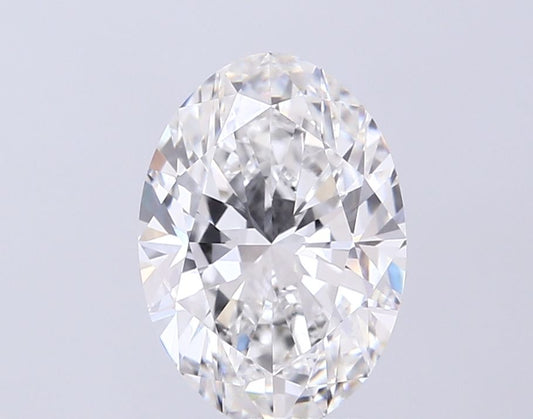 Lab-Grown Oval Diamond - 3.08 Carats, F Color, VVS2 Clarity - Certified by IGI - Report Number: LG713505057