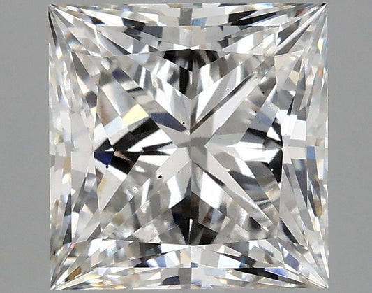 Lab-Grown Princess Diamond - 3.07 Carats, F Color, VS2 Clarity - Certified by IGI - Report Number: LG635481401