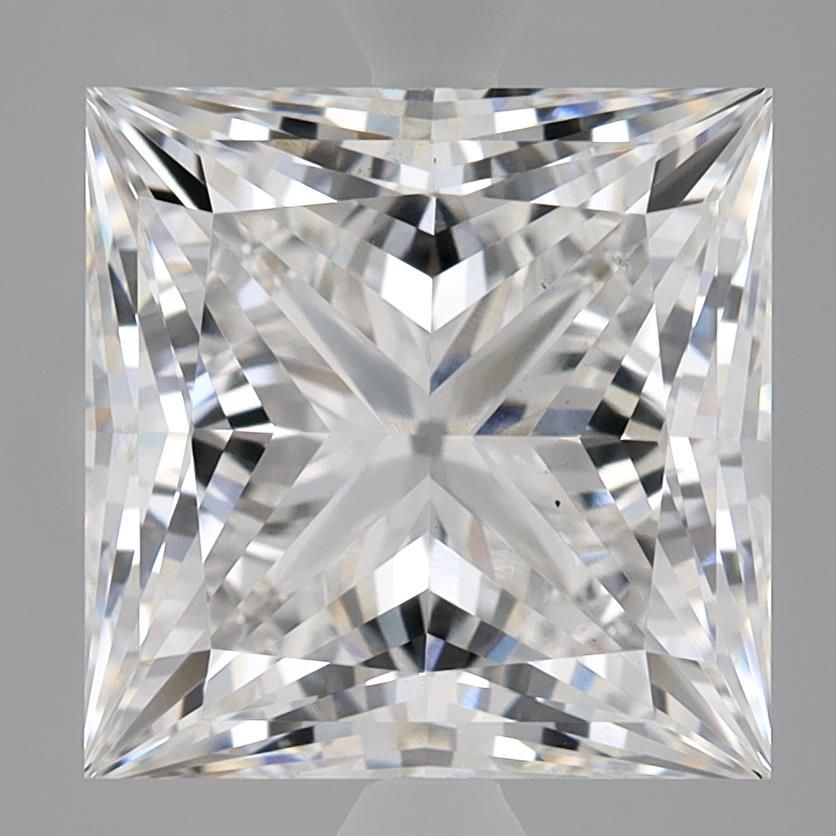 Lab-Grown Princess Diamond - 5.09 Carats, E Color, VS1 Clarity - Certified by IGI - Report Number: LG644463934
