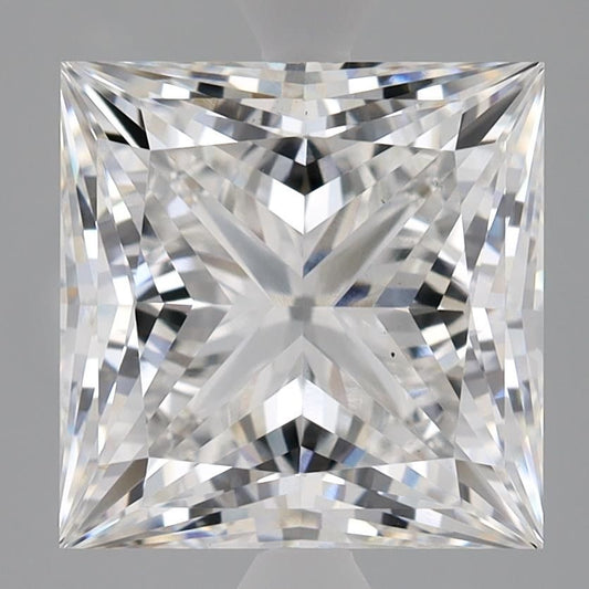 Lab-Grown Princess Diamond - 5.09 Carats, E Color, VS1 Clarity - Certified by IGI - Report Number: LG644463934