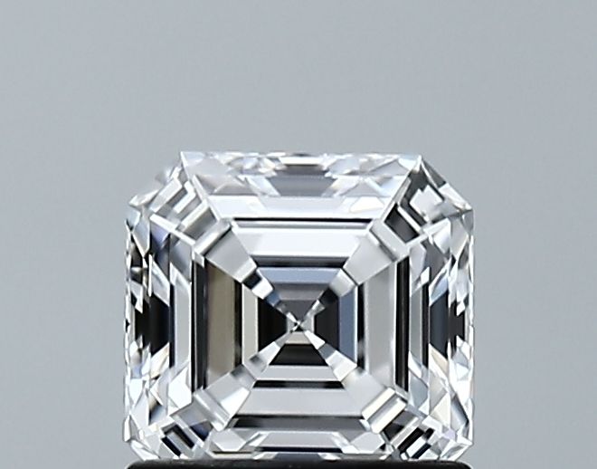 Lab-Grown Asscher Diamond - 1.03 Carats, D Color, VVS2 Clarity - Certified by GIA - Report Number: 1236440943