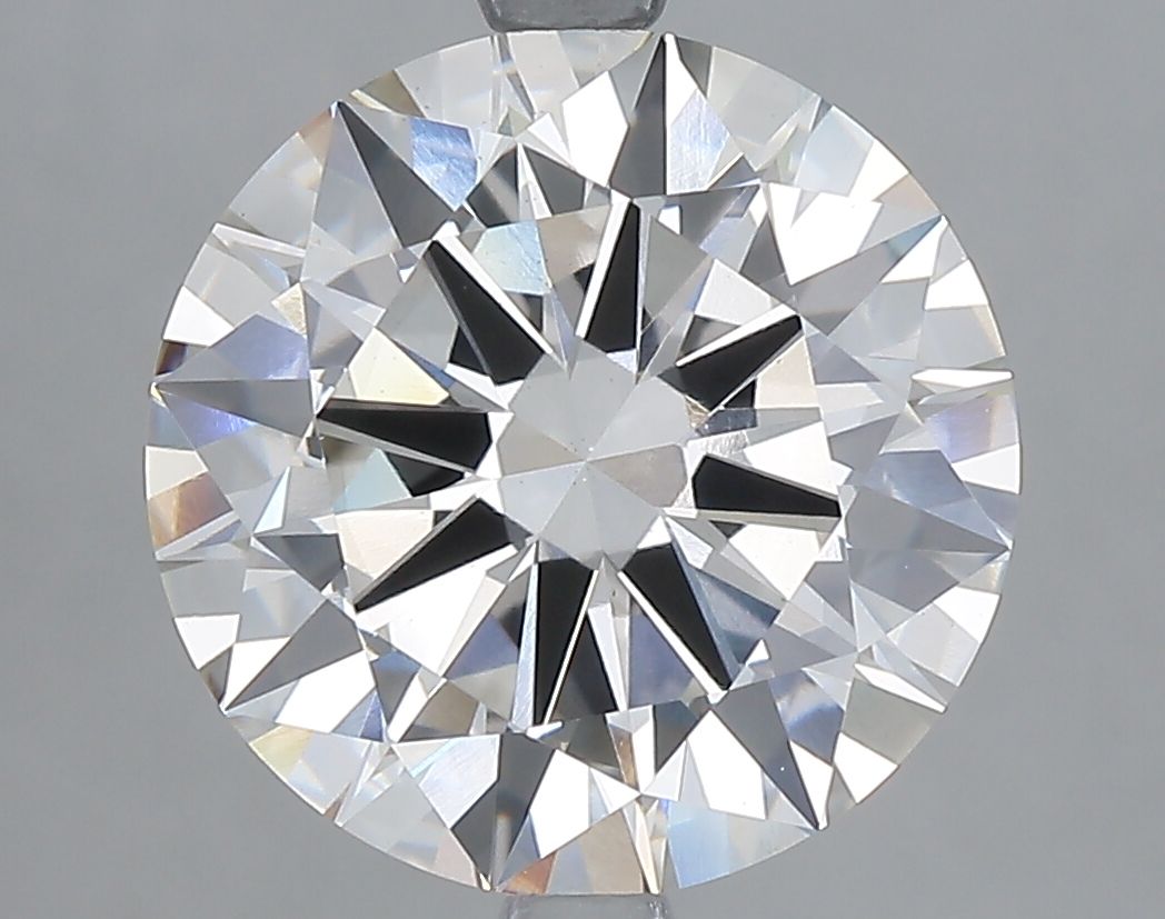 Lab-Grown Round Diamond - 4.01 Carats, Fancy Vivid Blue Color, VS1 Clarity - Certified by IGI - Report Number: LG675576539