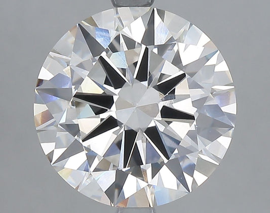 Lab-Grown Round Diamond - 4.01 Carats, Fancy Vivid Blue Color, VS1 Clarity - Certified by IGI - Report Number: LG675576539