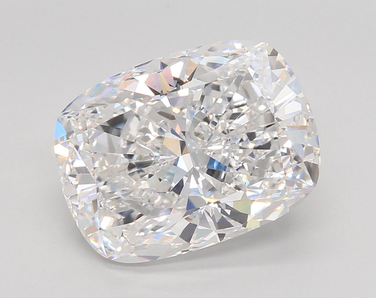 Lab-Grown Cushion Diamond - 6.59 Carats, E Color, VS2 Clarity - Certified by IGI - Report Number: LG673430972