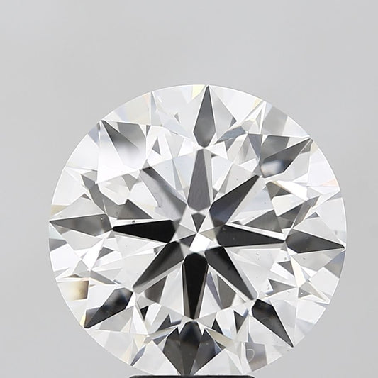 Lab-Grown Round Diamond - 8.04 Carats, F Color, VS2 Clarity - Certified by IGI - Report Number: LG681589675