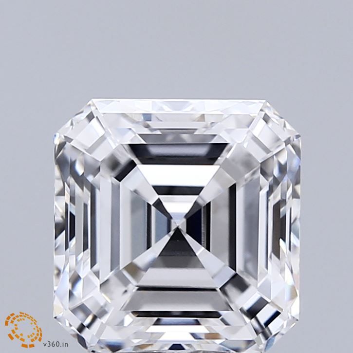 Lab-Grown Asscher Diamond - 3.59 Carats, E Color, VVS2 Clarity - Certified by IGI - Report Number: LG714504104