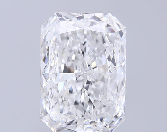 Lab-Grown Radiant Diamond - 8.09 Carats, E Color, VS1 Clarity - Certified by IGI - Report Number: LG681572069