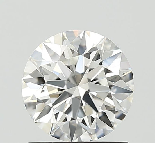 Lab-Grown Round Diamond - 1.08 Carats, E Color, VVS2 Clarity - Certified by IGI - Report Number: LG715596936
