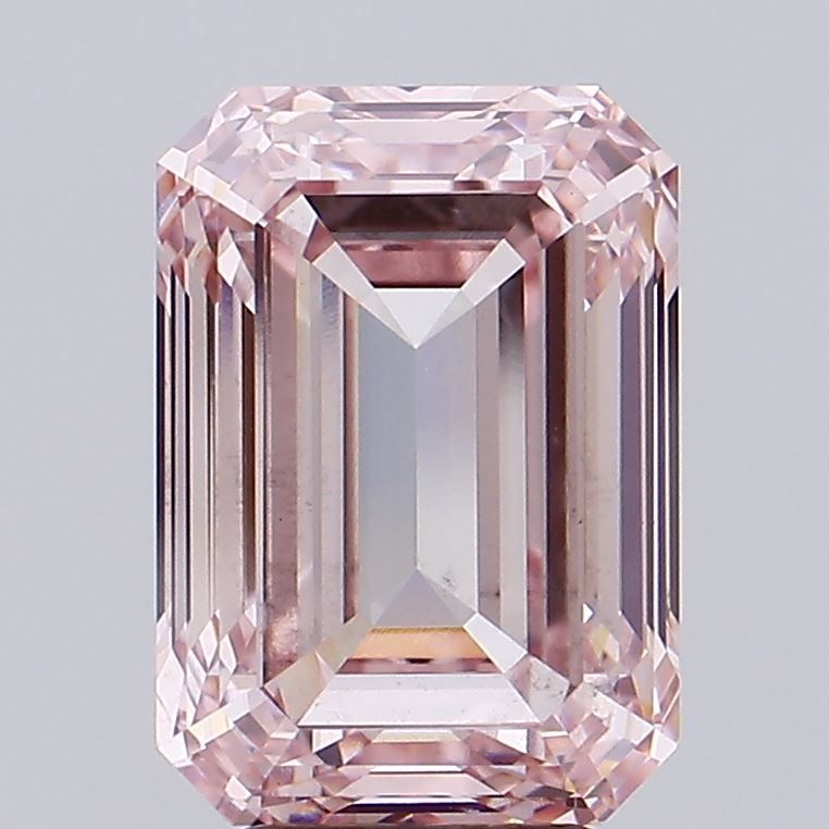 Lab-Grown Emerald Diamond - 5.03 Carats, Fancy Intense Pink Color, VS2 Clarity - Certified by IGI - Report Number: LG620490119