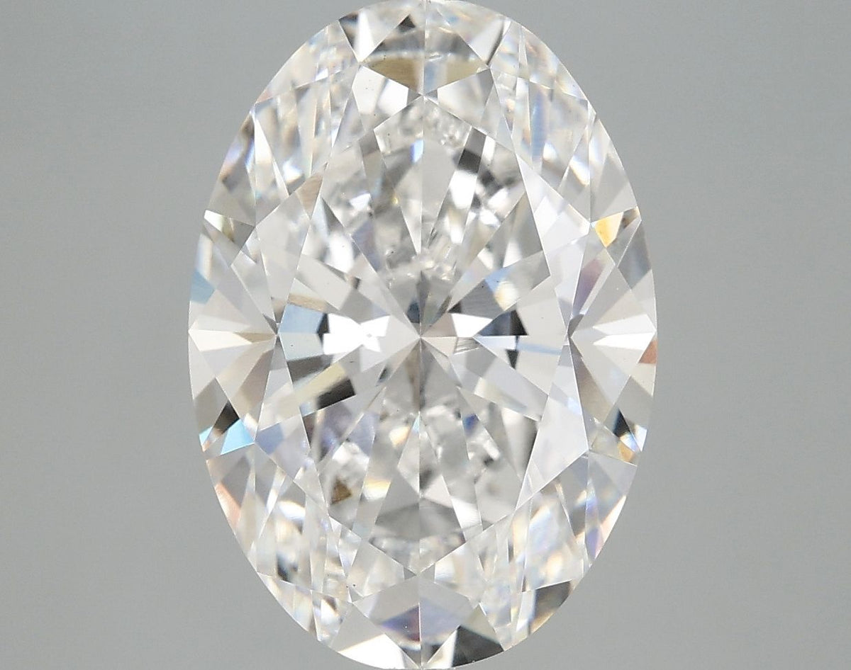 Lab-Grown Oval Diamond - 6.09 Carats, F Color, VS1 Clarity - Certified by IGI - Report Number: LG689533871