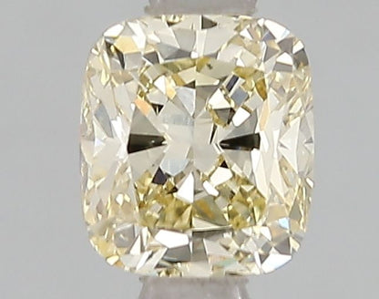 Lab-Grown Cushion Diamond - 1.0 Carats, Fancy Yellow Color, VVS2 Clarity - Certified by IGI - Report Number: LG671493103