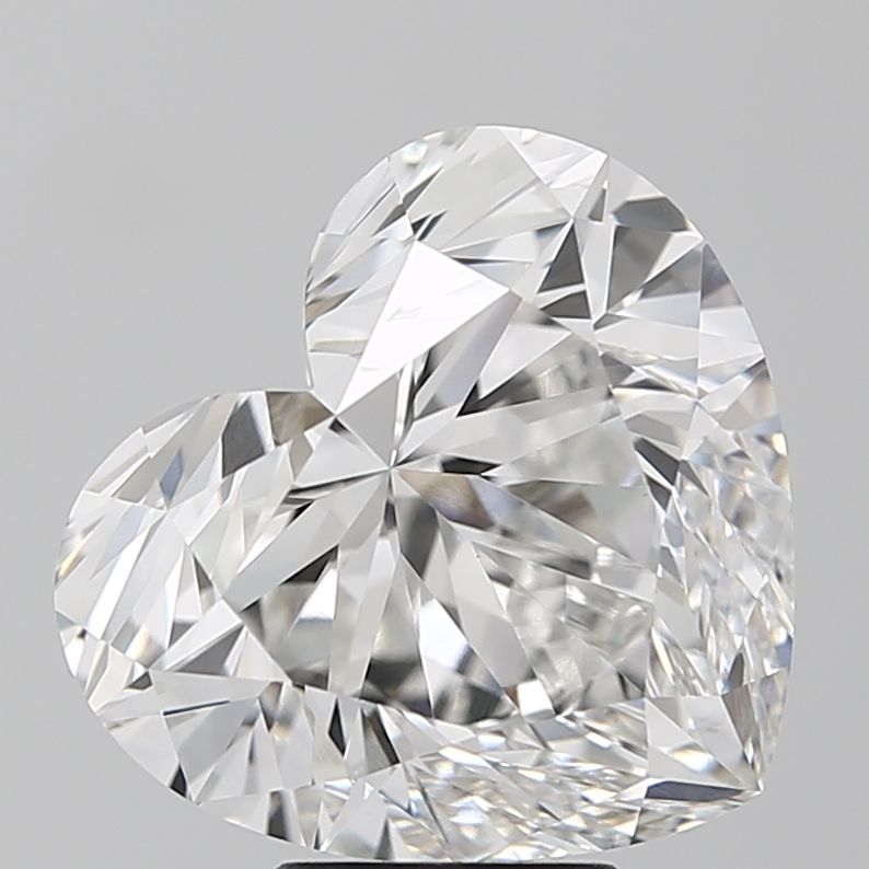 Lab-Grown Heart Diamond - 7.05 Carats, F Color, VVS2 Clarity - Certified by IGI - Report Number: LG659437994