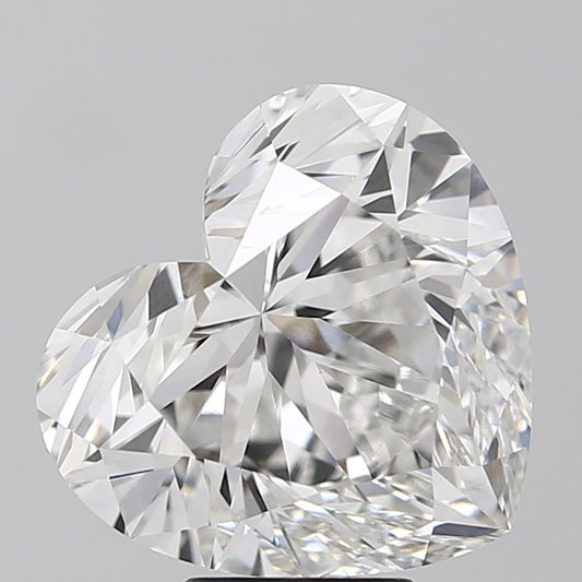 Lab-Grown Heart Diamond - 7.05 Carats, F Color, VVS2 Clarity - Certified by IGI - Report Number: LG659437994