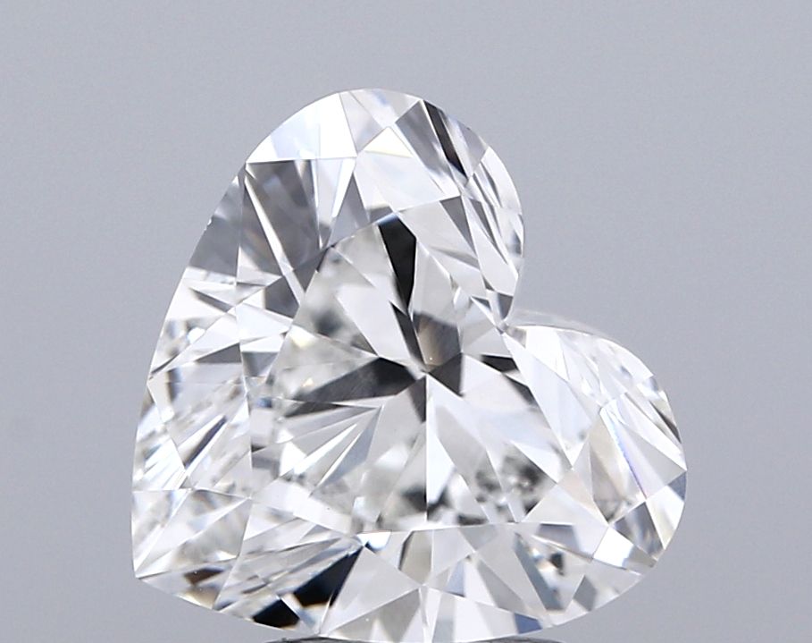 Lab-Grown Heart Diamond - 3.52 Carats, E Color, VS1 Clarity - Certified by IGI - Report Number: LG698597131