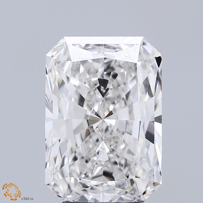 Lab-Grown Radiant Diamond - 4.03 Carats, F Color, VVS2 Clarity - Certified by IGI - Report Number: LG710570148