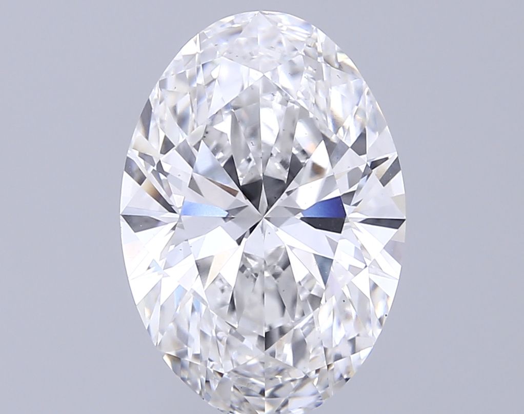 Lab-Grown Oval Diamond - 5.05 Carats, E Color, VS2 Clarity - Certified by IGI - Report Number: LG653447953