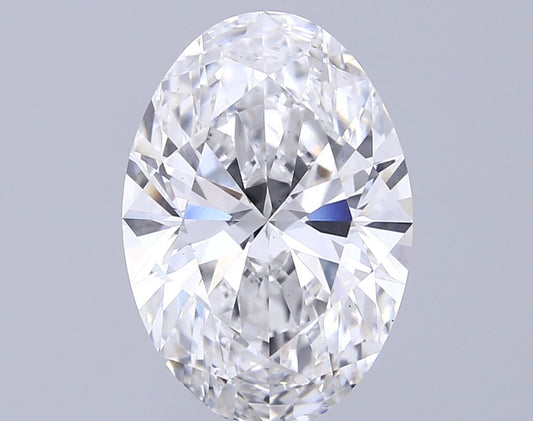 Lab-Grown Oval Diamond - 5.05 Carats, E Color, VS2 Clarity - Certified by IGI - Report Number: LG653447953