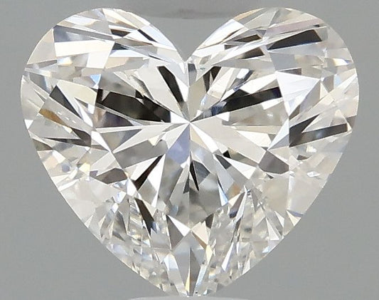 Lab-Grown Heart Diamond - 0.96 Carats, F Color, VS1 Clarity - Certified by IGI - Report Number: LG687560238
