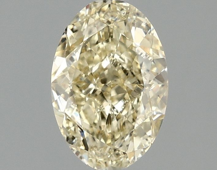 Lab-Grown Oval Diamond - 1.45 Carats, Fancy Intense Yellow Color, VVS2 Clarity - Certified by IGI - Report Number: LG691579381