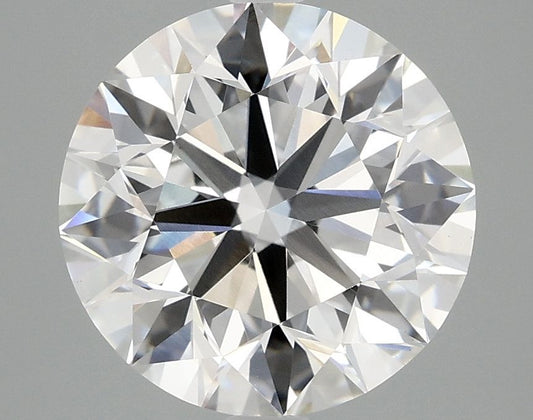 Lab-Grown Round Diamond - 4.01 Carats, F Color, VVS2 Clarity - Certified by IGI - Report Number: LG696509308