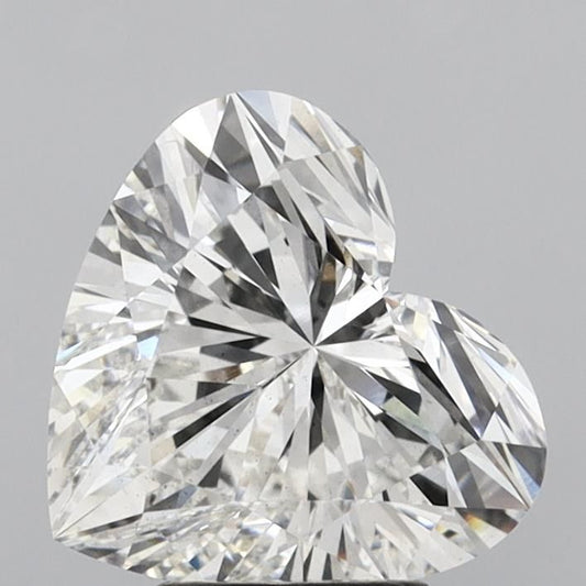 Lab-Grown Heart Diamond - 4.1 Carats, F Color, VS2 Clarity - Certified by IGI - Report Number: LG636421932