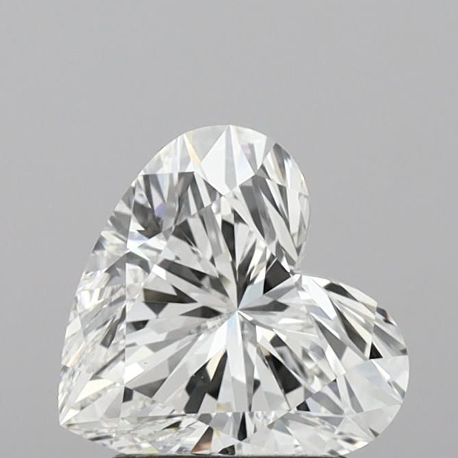 Lab-Grown Heart Diamond - 2.0 Carats, F Color, VVS2 Clarity - Certified by IGI - Report Number: LG652481385