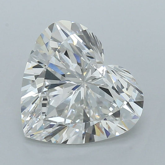 Lab-Grown Heart Diamond - 5.03 Carats, F Color, VS1 Clarity - Certified by IGI - Report Number: LG690525225