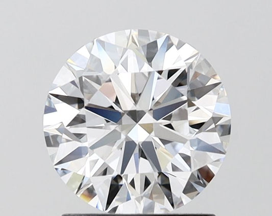 Lab-Grown Round Diamond - 1.45 Carats, D Color, VS1 Clarity - Certified by IGI - Report Number: LG690509639