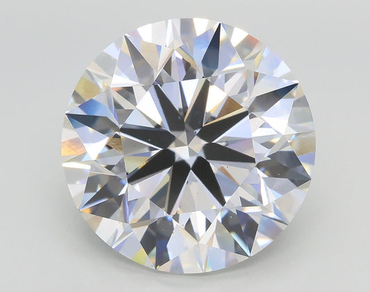 Lab-Grown Round Diamond - 8.05 Carats, F Color, VS1 Clarity - Certified by IGI - Report Number: LG671452367