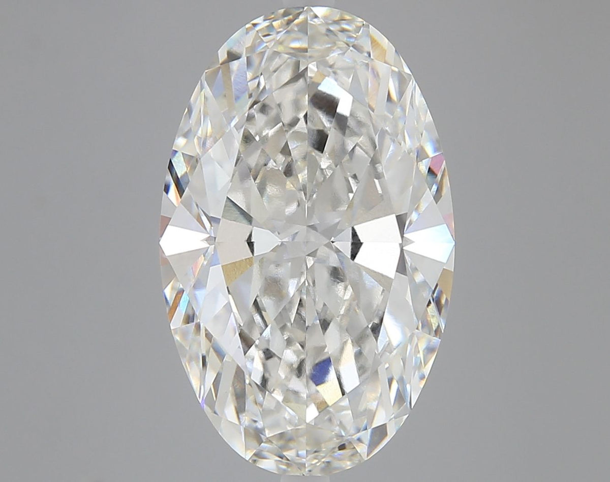 Lab-Grown Oval Diamond - 8.06 Carats, F Color, VVS2 Clarity - Certified by IGI - Report Number: LG689527797
