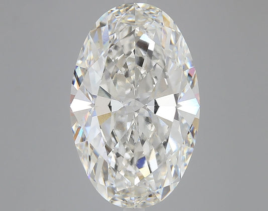Lab-Grown Oval Diamond - 8.06 Carats, F Color, VVS2 Clarity - Certified by IGI - Report Number: LG689527797