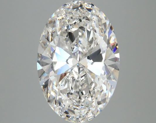 Lab-Grown Oval Diamond - 4.71 Carats, F Color, VS2 Clarity - Certified by IGI - Report Number: LG633403030