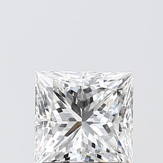 Lab-Grown Princess Diamond - 1.47 Carats, F Color, VVS2 Clarity - Certified by IGI - Report Number: LG652438465