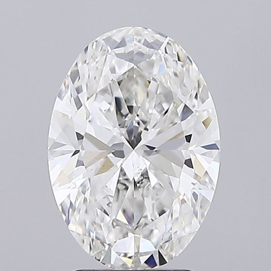 Lab-Grown Oval Diamond - 3.01 Carats, F Color, VS1 Clarity - Certified by IGI - Report Number: LG715588776