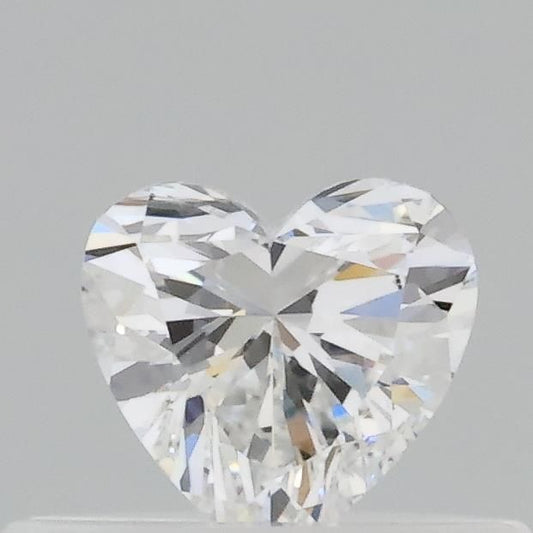 Lab-Grown Heart Diamond - 0.29 Carats, D Color, VS1 Clarity - Certified by IGI - Report Number: LG687573262