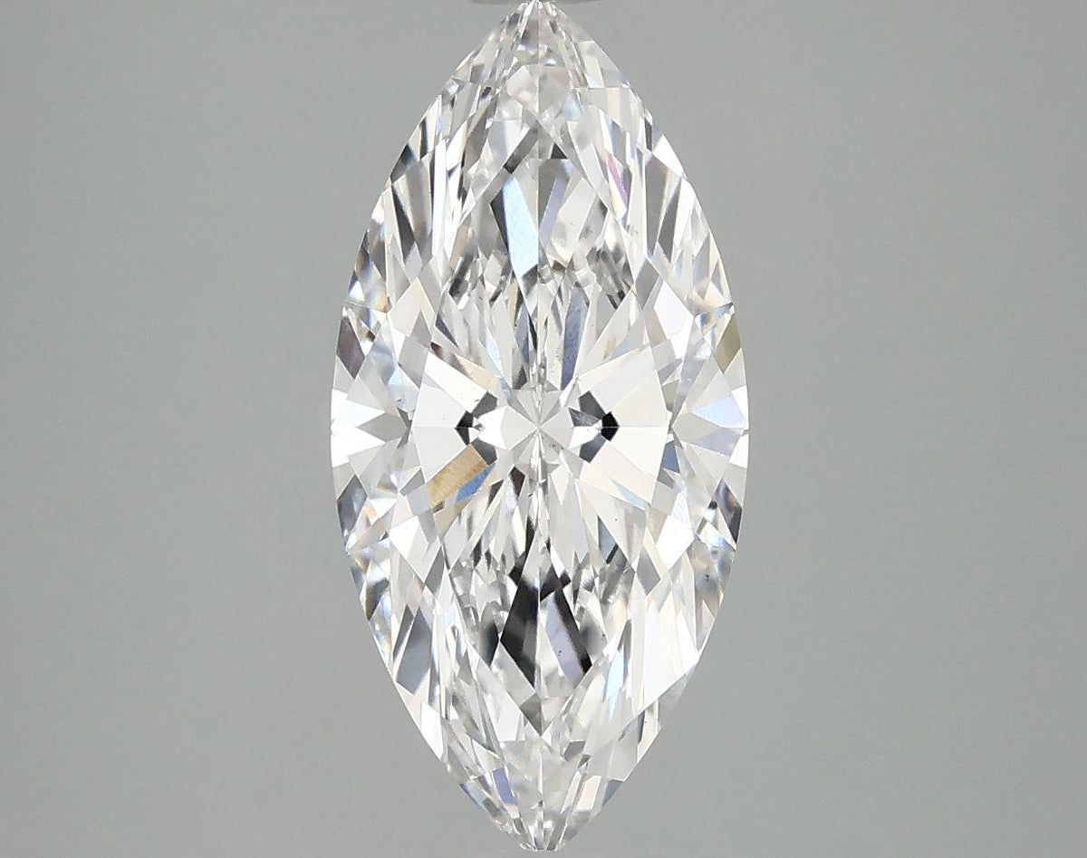 Lab-Grown Marquise Diamond - 2.52 Carats, E Color, VS2 Clarity - Certified by IGI - Report Number: LG687588796