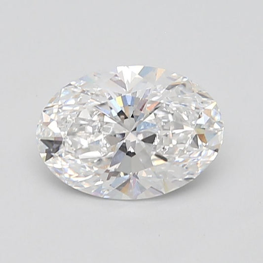 Lab-Grown Oval Diamond - 3.59 Carats, D Color, VVS2 Clarity - Certified by IGI - Report Number: LG671440159