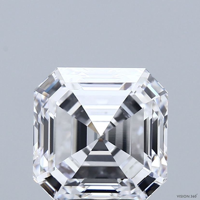 Lab-Grown Asscher Diamond - 4.04 Carats, D Color, VVS2 Clarity - Certified by IGI - Report Number: LG715518321